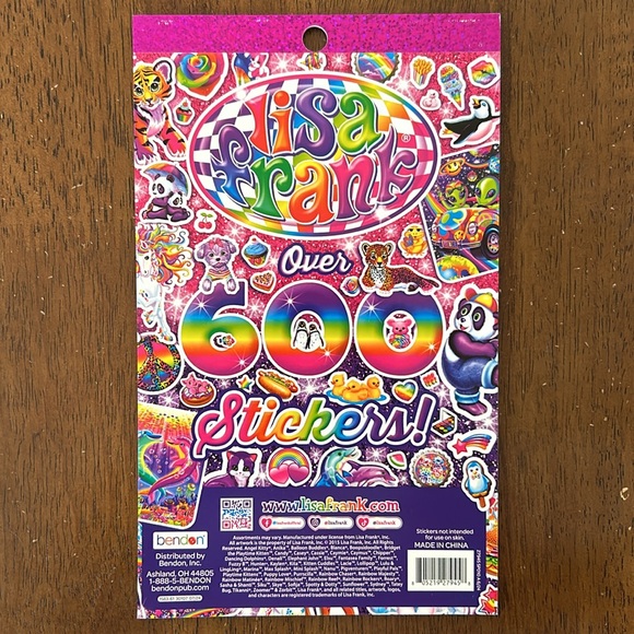 NWT LISA FRANK sticker pad - Picture 2 of 7